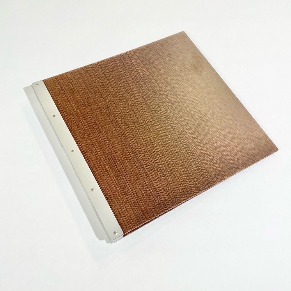 Lost Luggage wenge wood 12” photography portfolio